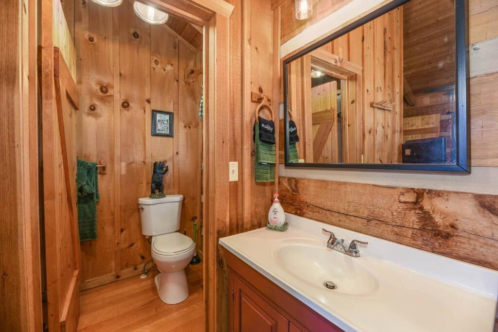 View! Cozy, Private, Fireplace, Hot Tub Log Cabin, Honeymoon! Sevierville Εξωτερικό φωτογραφία